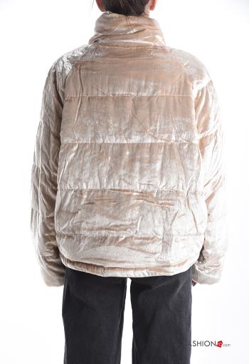 Chaqueta bomber con bolsillos con cremallera de cuello alto - ph 2