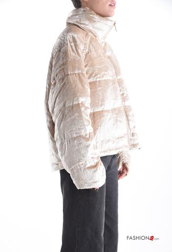 Chaqueta bomber con bolsillos con cremallera de cuello alto - ph 3