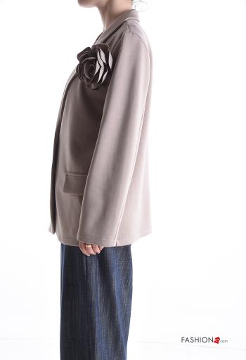 Veste manches longues à collet à boutons sans doublure - ph 3