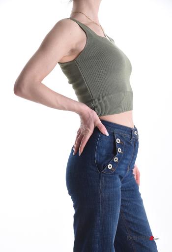 Top sín mangas corto con elástico - ph 3