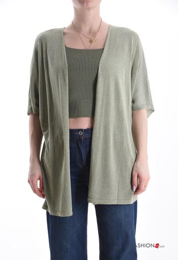 Chaqueta de punto De lurex manga corta - ph 1