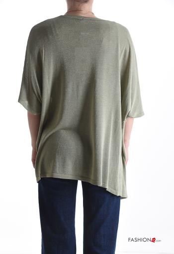 Chaqueta de punto De lurex manga corta - ph 2