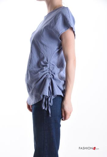 Blusa de Algodón manga corta con cordón - ph 3