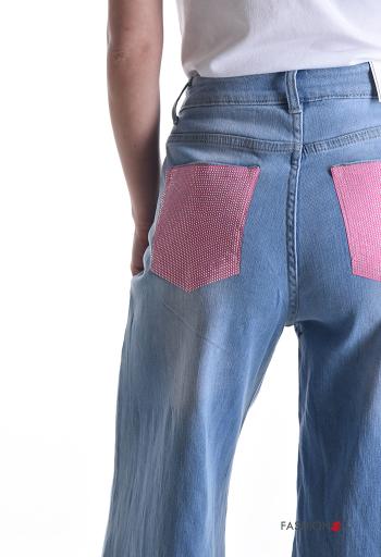 Vaqueros de Algodón wide leg con bolsillos - ph 4