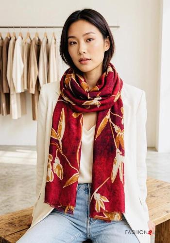 Leaf print Scarf