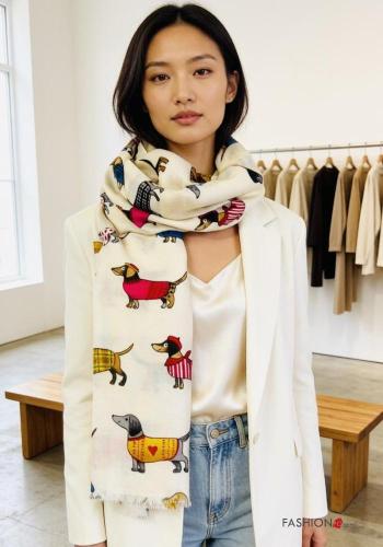 Animal motif Scarf