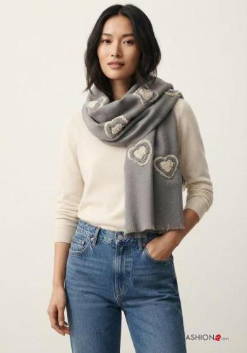 Embroidered Foulard