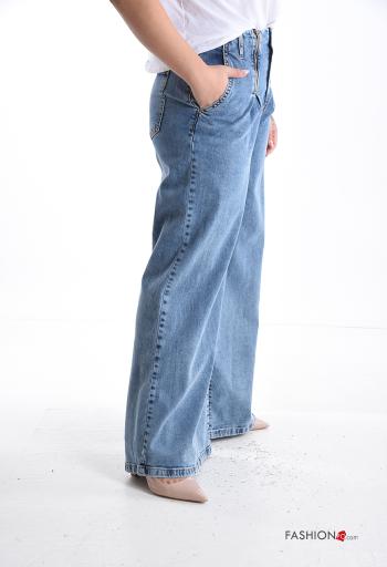 Calças de ganga em Algodão - ph 3