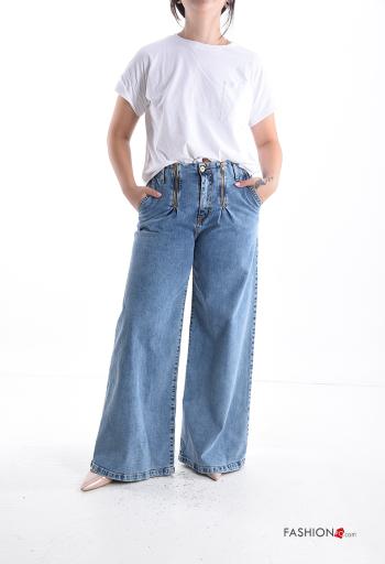 Calças de ganga em Algodão - ph 5