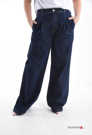 Calças de ganga em Algodão - ph 1