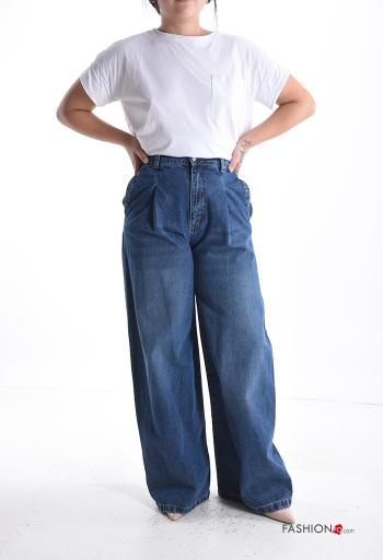 Calças de ganga em Algodão - ph 5