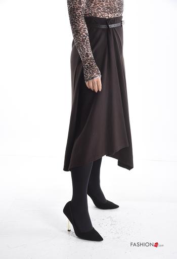 Gonna asimmetrico con cintura con elastico - ph 3