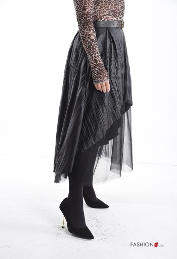 Gonna tulle con elastico con cintura con fodera - ph 3