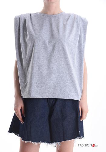 Top sín mangas de Algodón