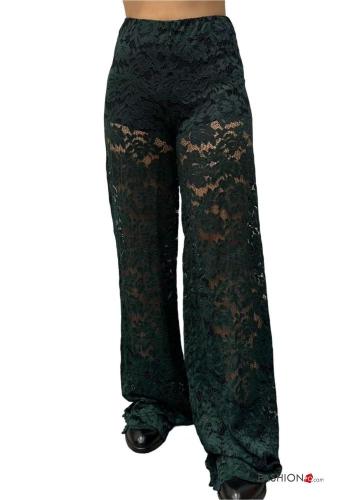 Spitze- Hose mit Futter
