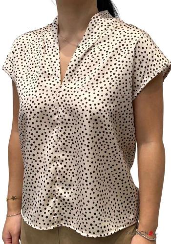 gepunktet Bluse