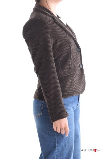 lange ärmel Jacke mit Knöpfen ohne Futter - ph 3