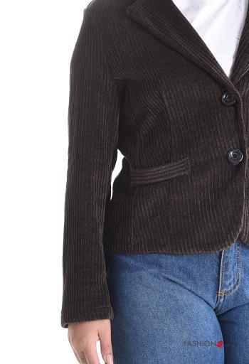 lange ärmel Jacke mit Knöpfen ohne Futter - ph 4