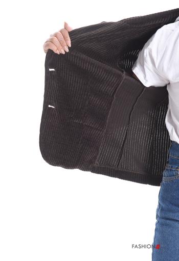 lange ärmel Jacke mit Knöpfen ohne Futter - ph 6