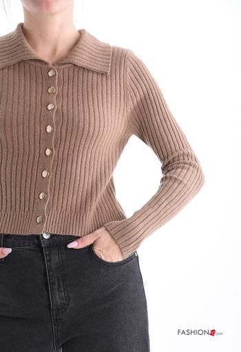 Lässiges Strickpullover - ph 4