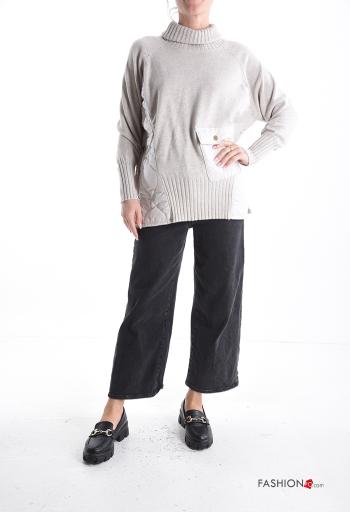 Lässiges Strickpullover - ph 5