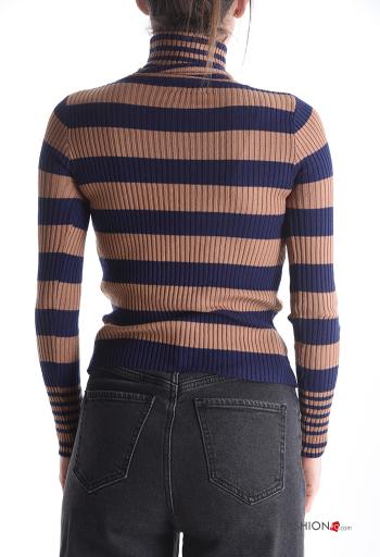 Jersey a rayas de cuello alto - ph 2