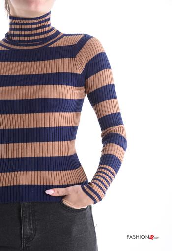 Jersey a rayas de cuello alto - ph 4