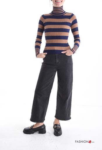 Jersey a rayas de cuello alto - ph 5