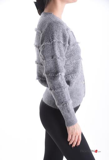 Cardigan lurex con bottoni - ph 3