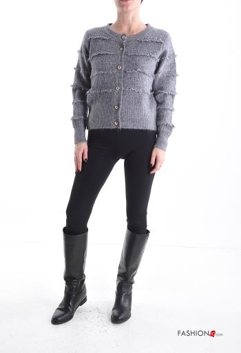 Cardigan lurex con bottoni - ph 5