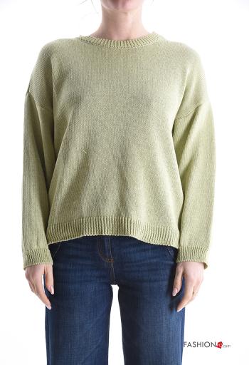 Jersey de Algodón cuello redondo