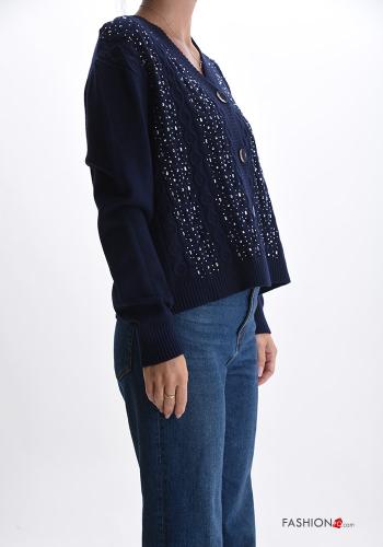 Cardigan with buttons with rhinestones - ph 3
