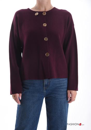 Cardigan with buttons