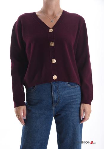 Cardigan with buttons