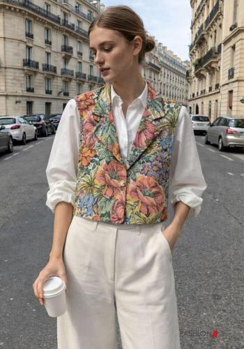 Chaqueta con cuello en v - ph 1