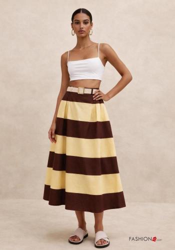 Falda de Algodón con cinturón - ph 1