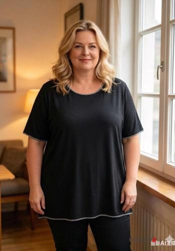 T-shirt manga corta Estampado colorido