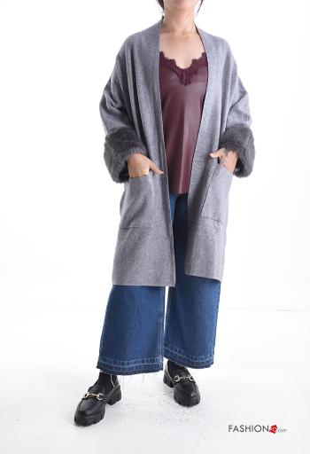 Cardigã Estilo Casual