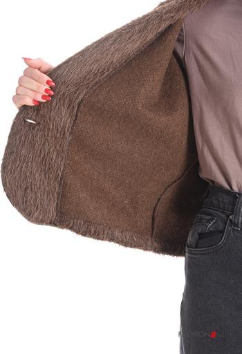 Cappotto maniche corte con bottoni senza fodera - ph 6