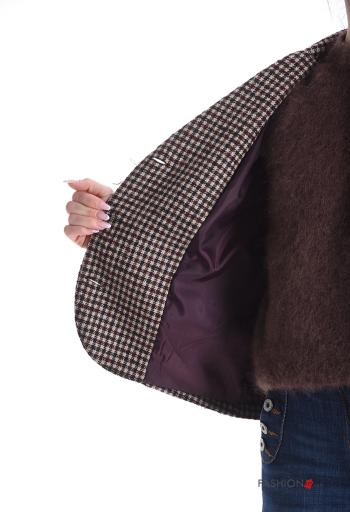 Vichy Wool Mix Jacket - ph 6