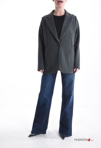 Giacca maniche lunghe con bottoni senza fodera - ph 5