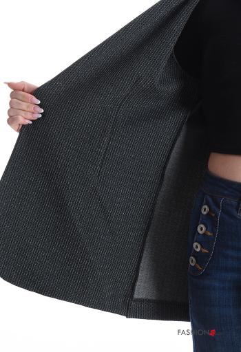 Giacca maniche lunghe con bottoni senza fodera - ph 6