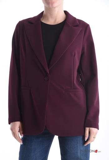 Giacca maniche lunghe con bottoni senza fodera