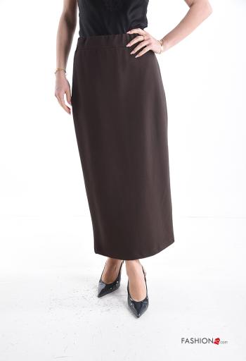 Gonna con elastico con spacco