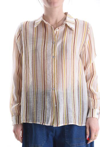 Streifenmuster Hemd