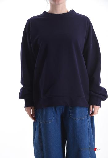 u-boot ausschnitt Sweatshirt aus Baumwolle