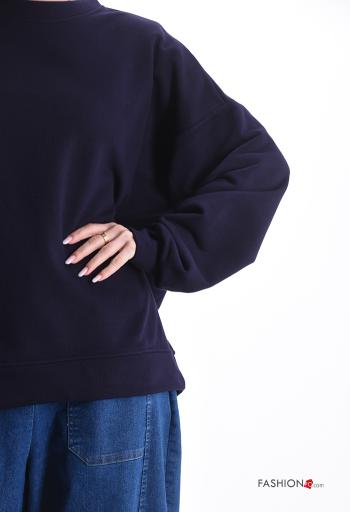 u-boot ausschnitt Sweatshirt aus Baumwolle - ph 4