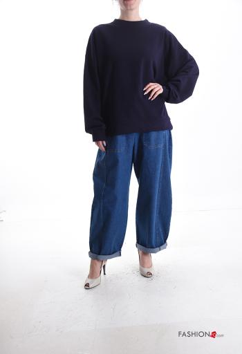 u-boot ausschnitt Sweatshirt aus Baumwolle - ph 5