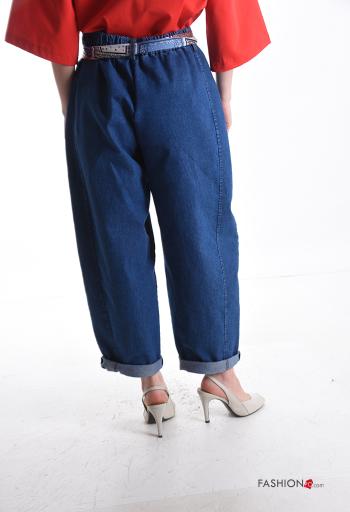 Jeans aus Baumwolle mit schärpe - ph 2