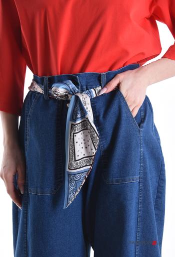 Jeans aus Baumwolle mit schärpe - ph 4
